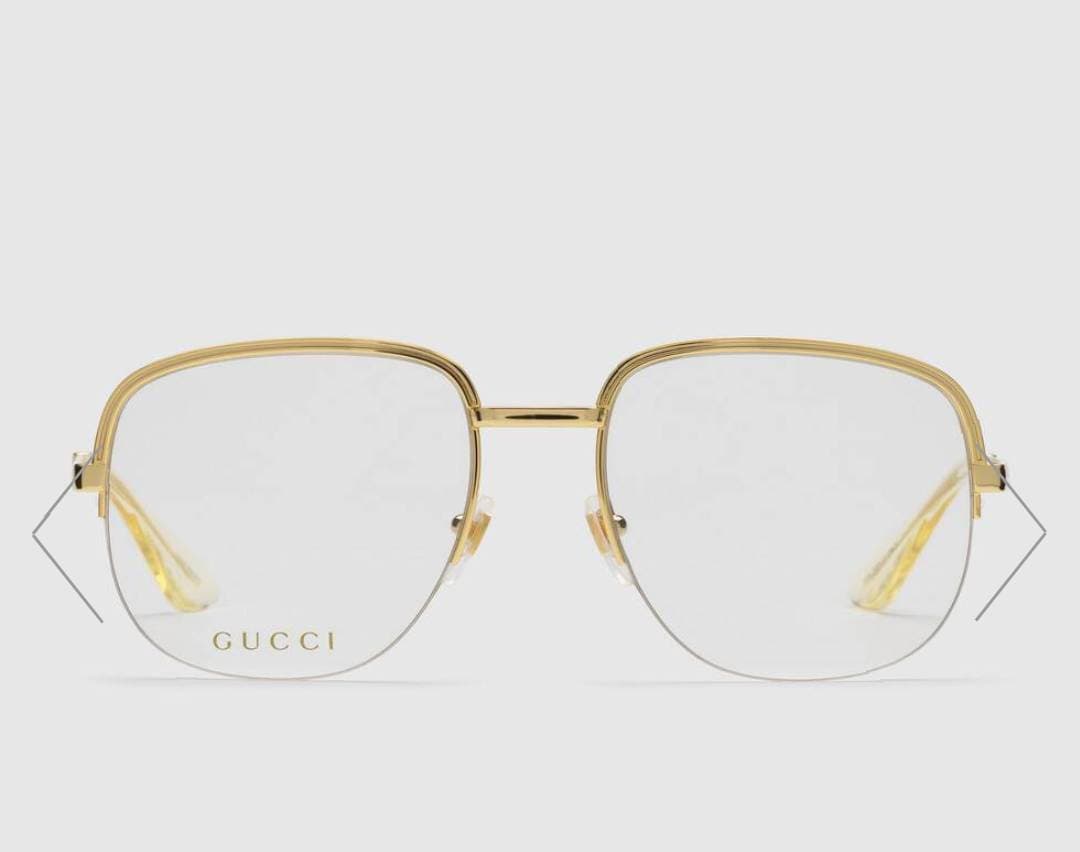 Product Gold Square metal glasses