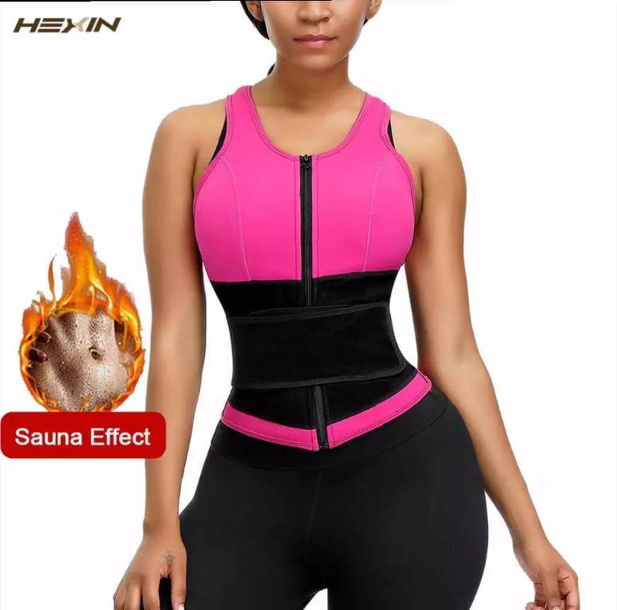 Producto Hexin plus tamanho neoprene cintura trainer colete suor saun