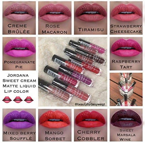 Belleza JORDANA SWEET CREAM MATTE LIQUID 02 STRAWBERRY CHEESECAKE