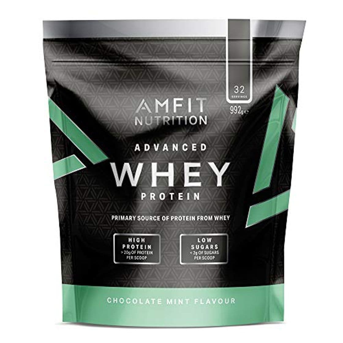 Product Marca Amazon - Amfit Nutrition Proteína Whey de suero de leche sabor