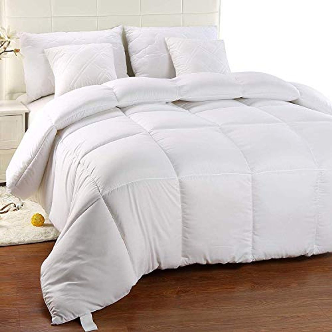 Product Utopia Bedding - Invierno Edredón de Fibra, Fibra Hueca siliconada, 1200 gramo