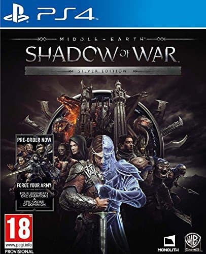 Lugar Middle Earth Shadow of War Silver Edition PS4 Game [Importación inglesa]