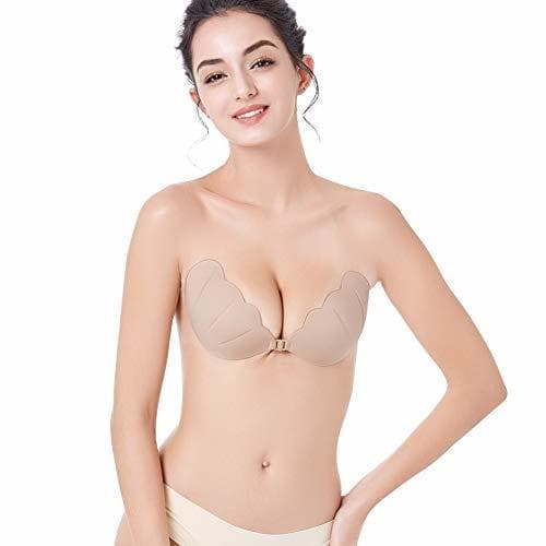 Product Sujetador Adhesivo, Profesional Push Up De Silicona Bra Invisible Adhesivo Reutilizable sin