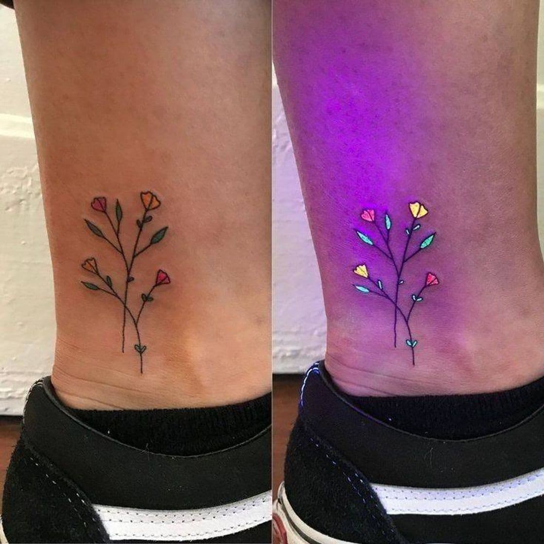 Moda Tatuagem de flor