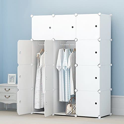 Producto PREMAG Armario portátil, ropero Combinado, Armario Modular para Ahorrar Espacio, Ideal Organizador