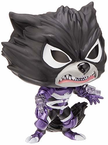 Game Funko- Pop Bobble: Marvel: Venom S2-Rocket Raccoon Figura Coleccionable, Multicolor