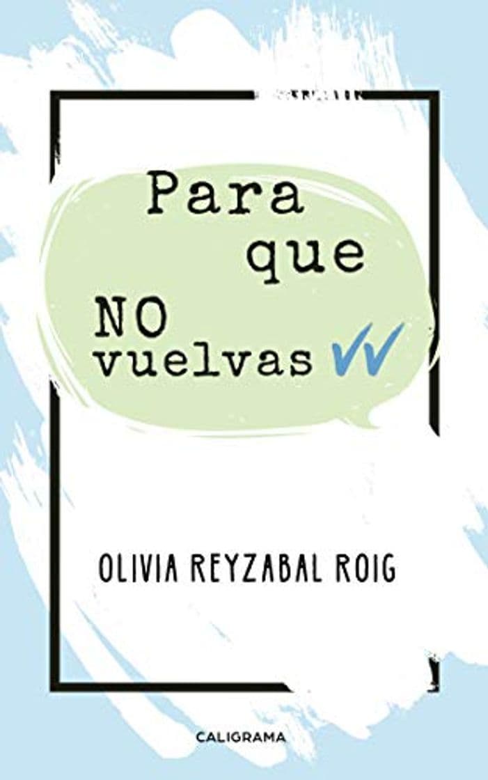 Book Para que no vuelvas