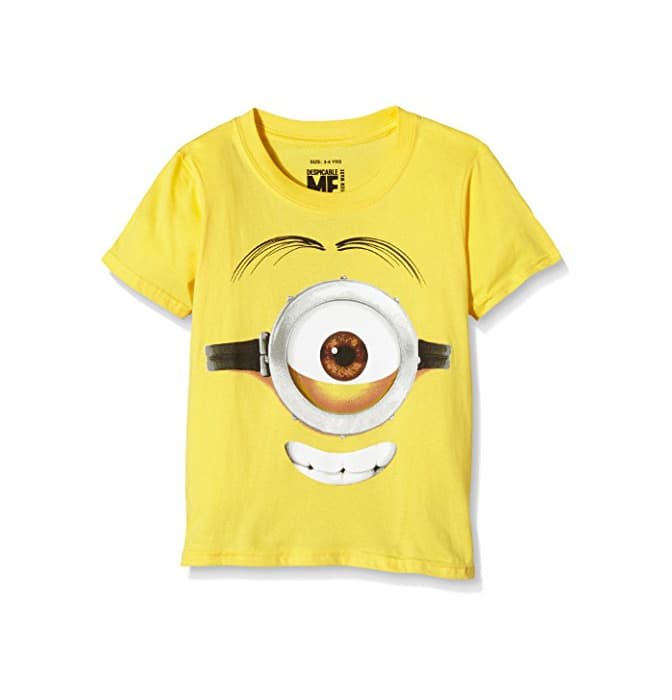 Producto Minions Stuart Face Top, Amarillo