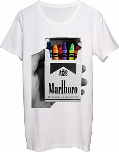 Product Benefitclothing Marlboro Cigarettes Colorful Crayons T-Shirt