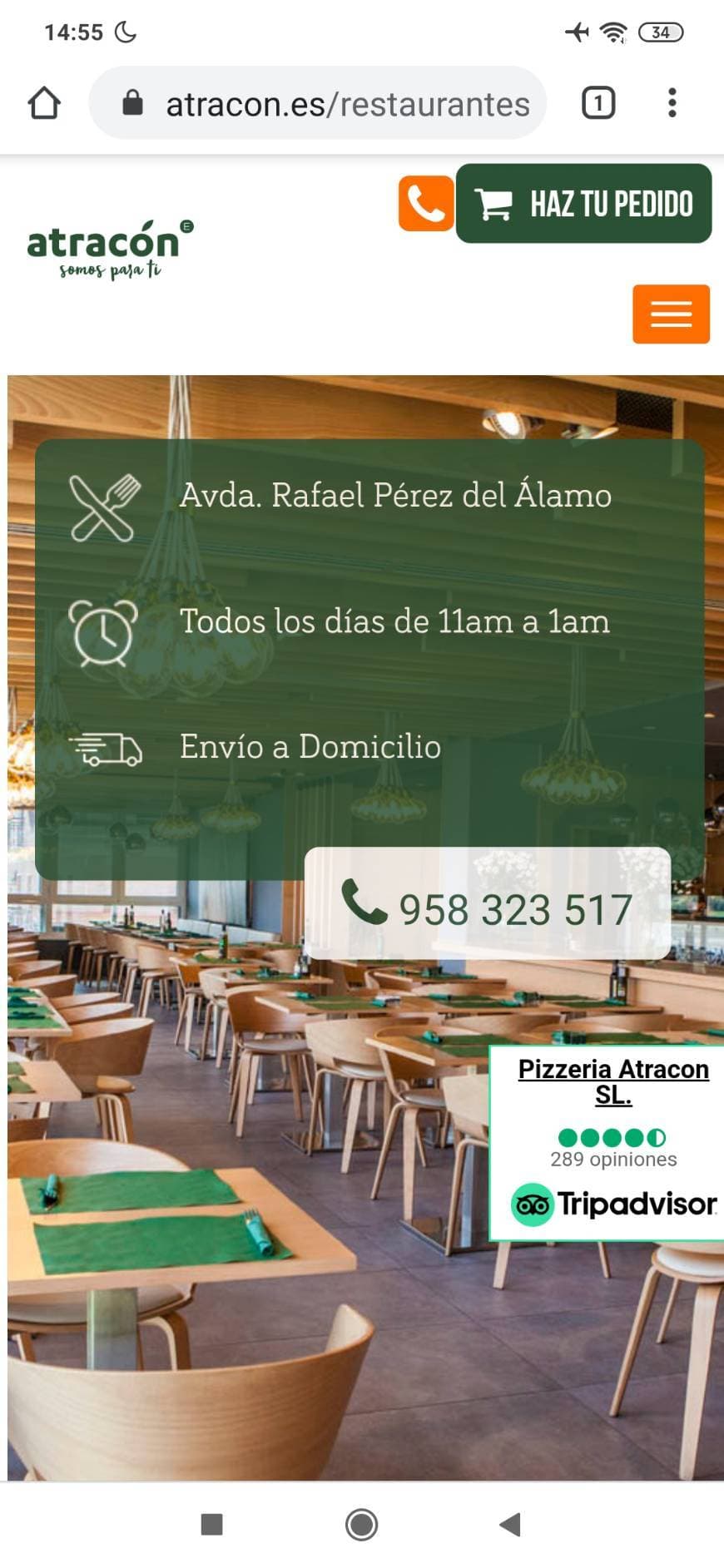 Restaurants Restaurante Pizzería Atracón Express