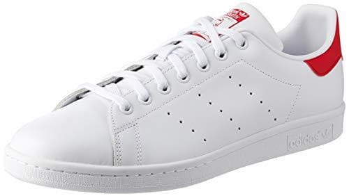 Fashion Adidas Stan Smith Zapatillas de Deporte Unisex adulto, Blanco