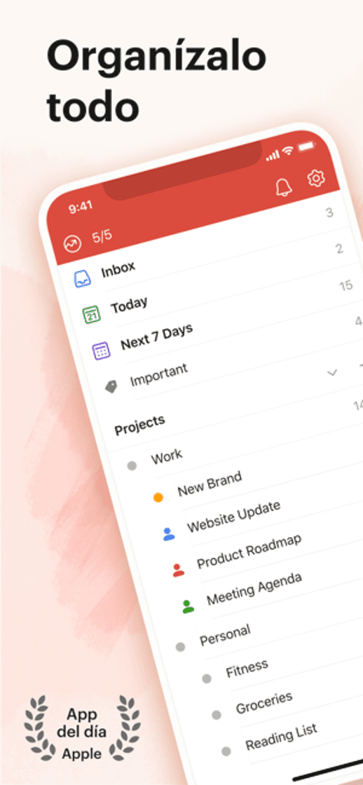 App ‎Todoist: Lista de tareas en App Store