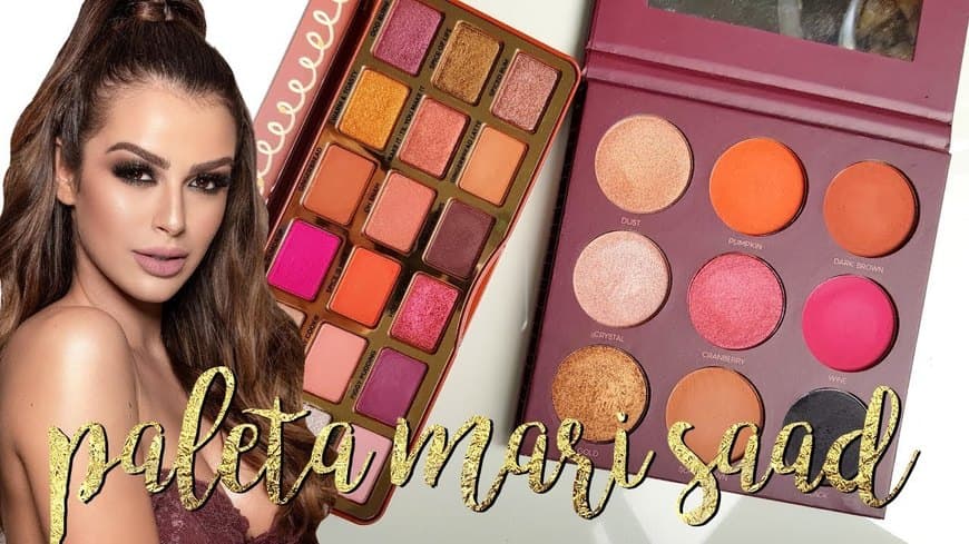 Moda Maquiagem com a Paleta 9 Shades Mari Saad - YouTube