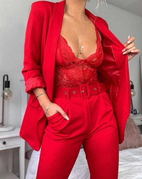 Moda Red, red e red 🥀