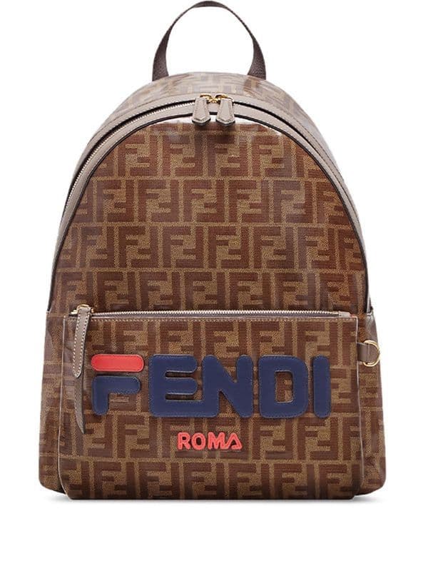 Moda FENDI
FendiMania double F logo backpack