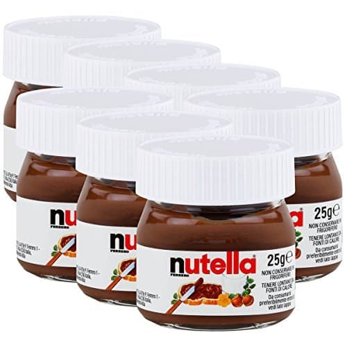 Product Ferrero Nutella pequeño mini diseño cristal – Set de 7 a 25 g