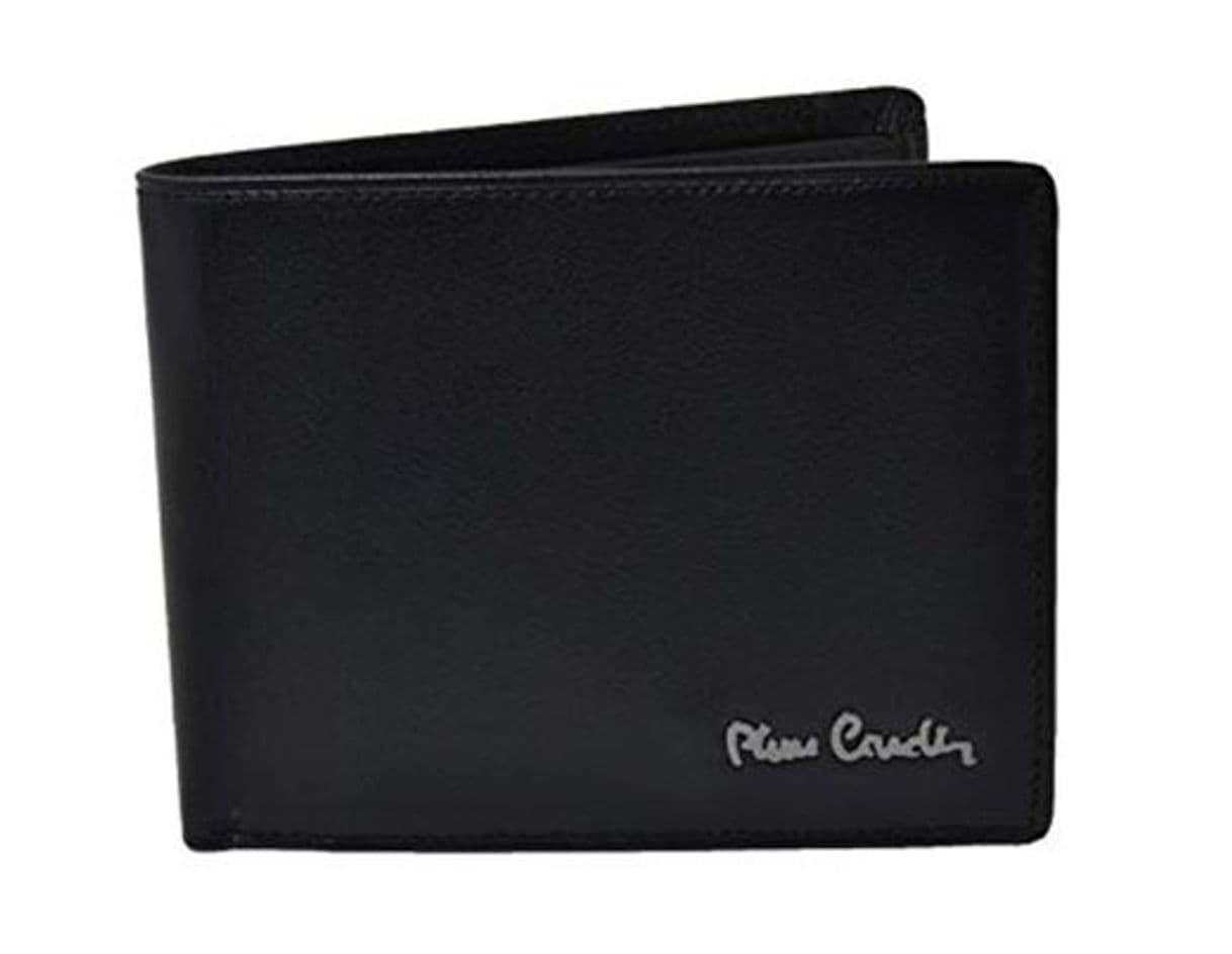 Producto Cartera hombre PIERRE CARDIN negro en cuero con monedero y solapa A5524