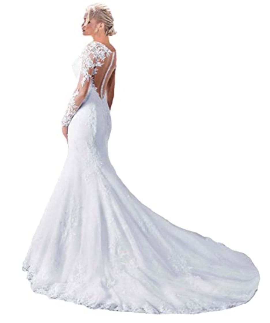 Moda Fashionbride Mermaid White US12