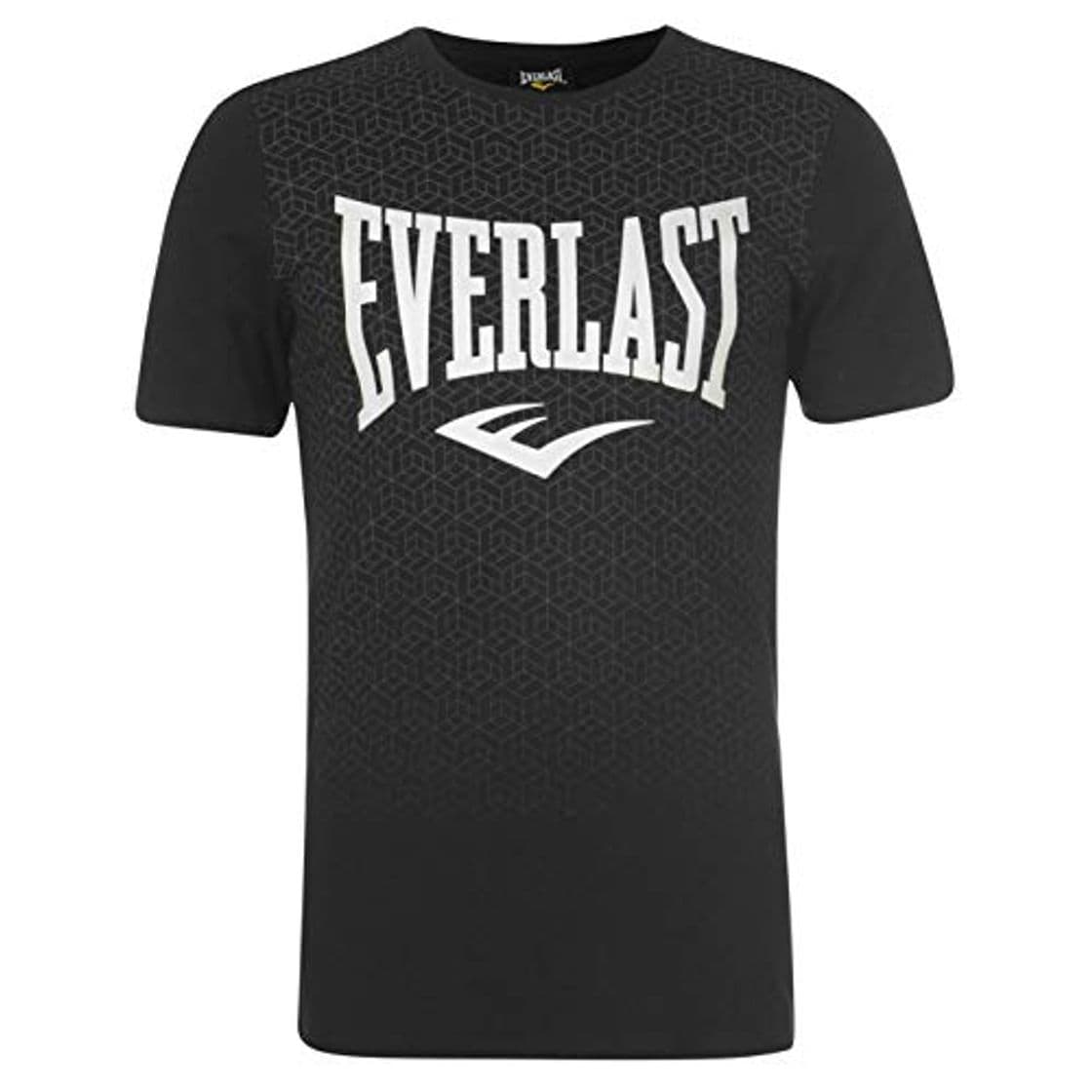 Moda Everlast Hombre Geo Print Camiseta Manga Corta Negro XL