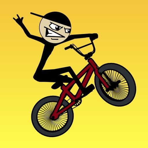 App Stickman BMX Free - hill-top bike racing game-s