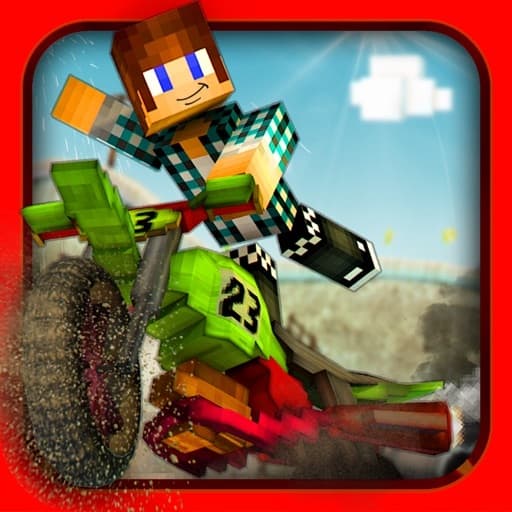 App Bike Hill Race . Motos Blocky de Carreras MMX