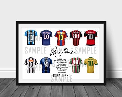 Product RONALDINHO RONALDO DE ASSIS MOREIRA FLAMENGO BRAZIL AC MILAN BARCELONA PSG PARIS