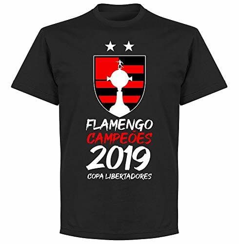 Product Retake Flamengo 2019 Copa Libertadores Champions - Camiseta de Manga Corta