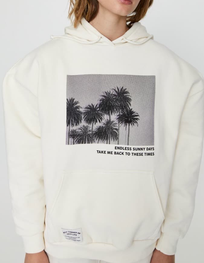 Moda Print hoodie