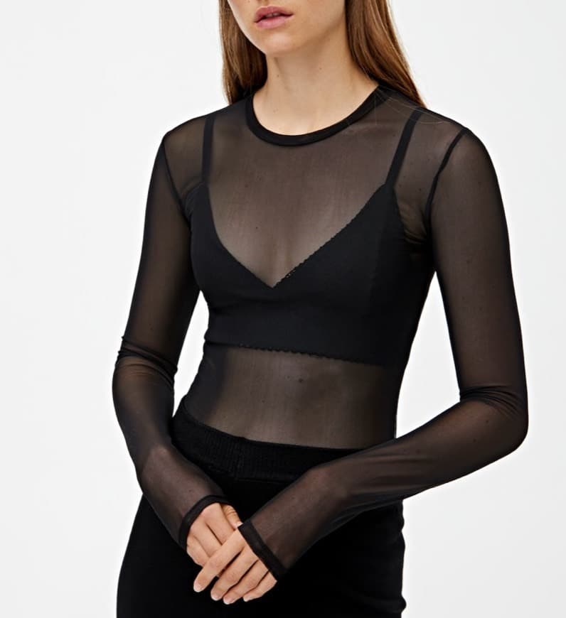 Fashion Blusa transparente 