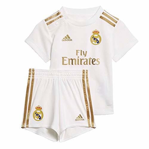 Place adidas Real H Baby Equipación, Unisex bebé, Top:White Bottom:White, 86