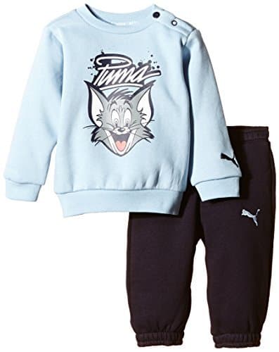 Place Puma Baby Set Fun de Tom y Jerry Crew Jogger Azul Powder