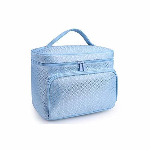 Product ShuuHaYi Floral Big Cosmetic Bag Women Waterproof Toiletry Kit Wash Travel Organizer