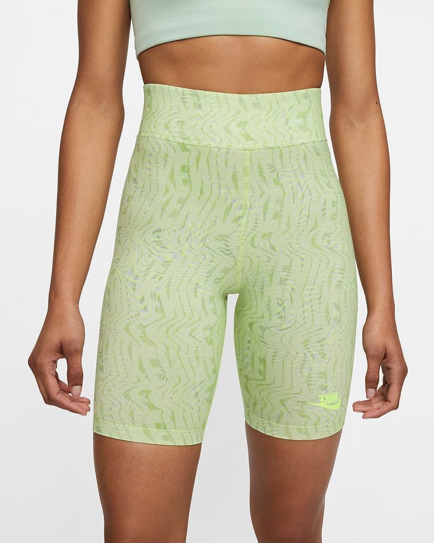 Fashion Nike Sportswear Pantalón corto de ciclismo con estampado - Mujer ...