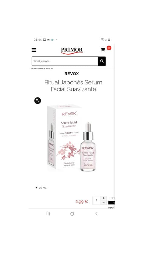 Product Serum fácial