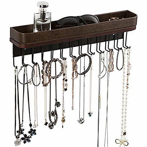 Place JackCubeDesign Hanging Jewelry Organizer Necklace Hanger Bracelet Holder Montaje de pared Organizador