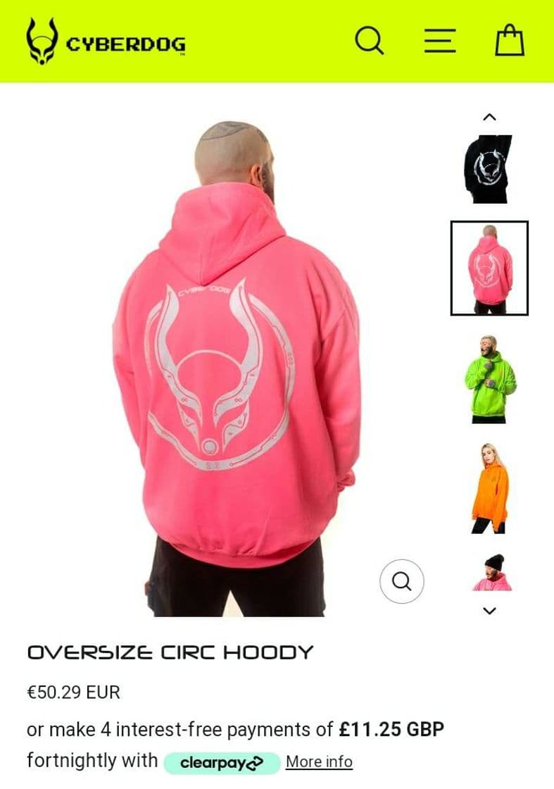 Moda OVERSIZE CIRC HOODY