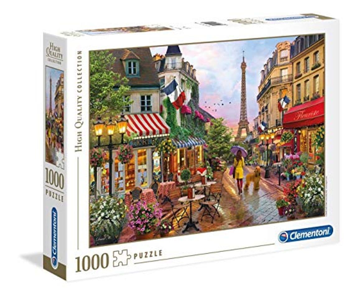 Product Clementoni- Puzzle 1000 Piezas Flores en Paris, Multicolor