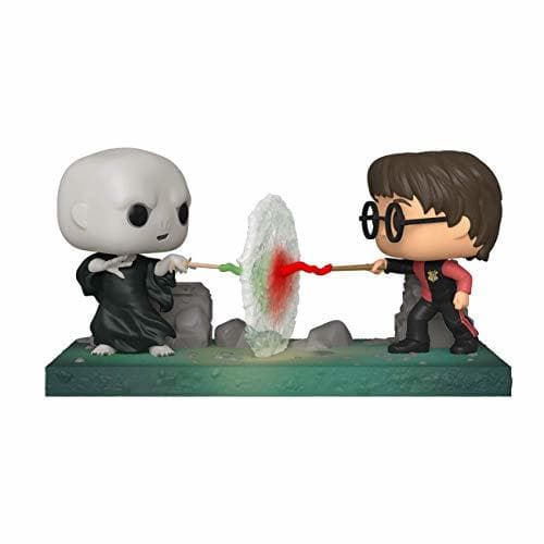 Juego Funko- Pop Moment Potter-Harry VS Voldemort Figura Coleccionable, Multicolor