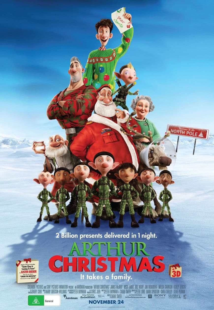 Película Arthur Christmas