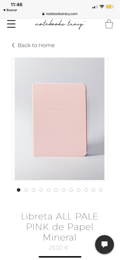 Product Libreta ALL PALE PINK de Papel Mineral