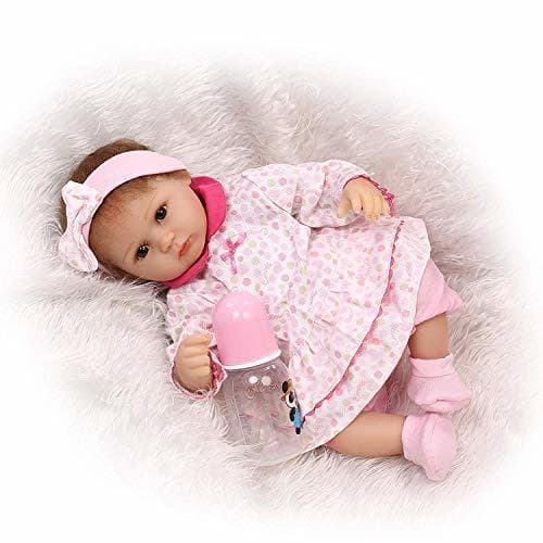 Producto Lu 42Cm Bebe Reborn Muñecas De Silicona Suave Reborn Baby Dolls Juguetes