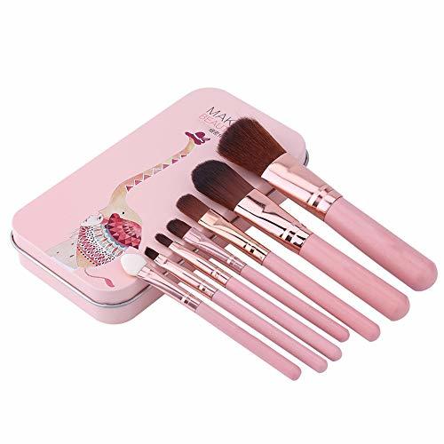 Producto Jinxuny 7 Unids/Set Pinceles de Maquillaje Set Eye Lip Face Foundation Kit