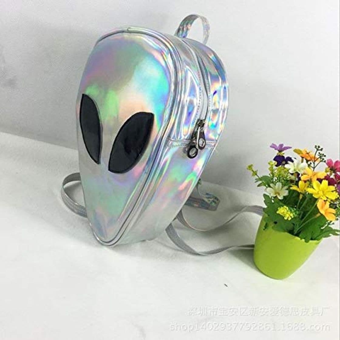 Place WSCXSBB Alien Women Bags Funny Clear Backpack For Boys Girls Hologram Hip-Hop