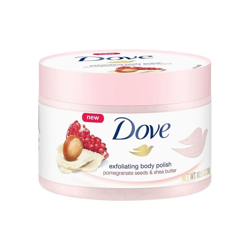 Product Dove Exfoliating Body Scrub Pomegranate Seeds & Shea Butter
