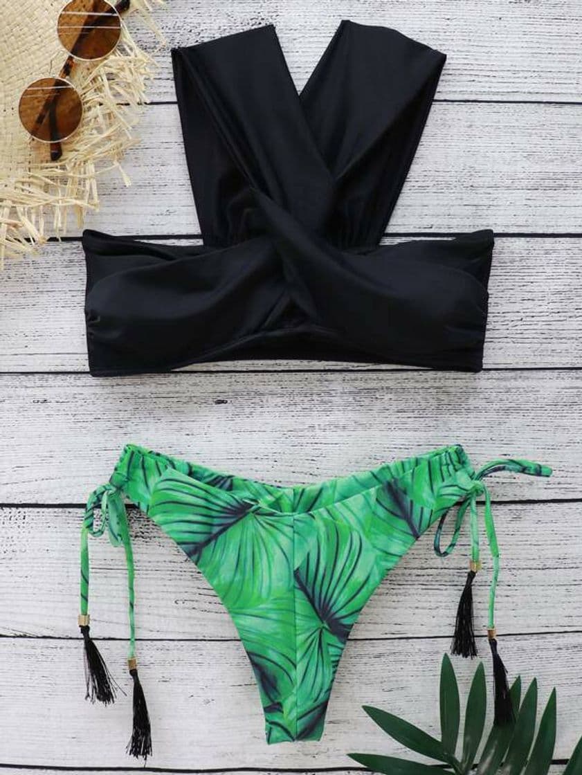 Producto Bikini estampado tropical