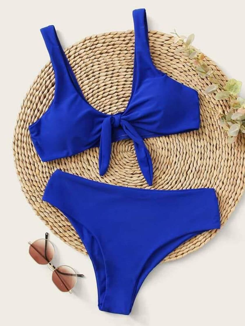 Producto Bikini azul con nudo