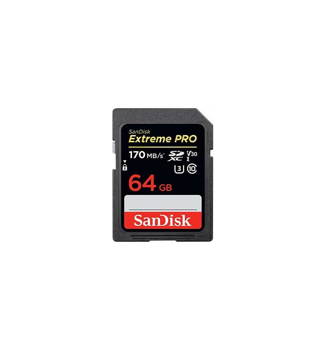 Electronic SanDisk Extreme Pro - Tarjeta de Memoria SDXC de 64 GB