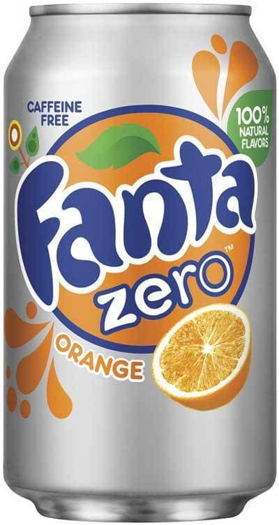 Moda Fanta Zero, Orange - 12 oz | Coca-Cola Product Facts