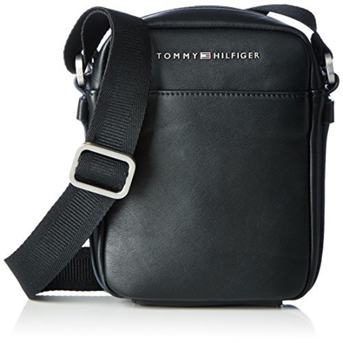 Fashion Tommy Hilfiger TH City Mini Reporter, Bolsa para Hombre, Negro