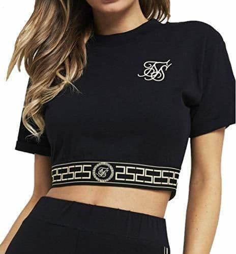 Fashion Siksilk Athena Elastic Waist Camiseta Top Mujer